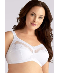 Elegancki miękki biustonosz bez fiszbin biały Amoena Isadora SB 0947