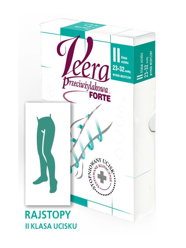 Rajstopy Przeciwżylakowe Veera Forte CCL2 Karmel II Klasa Ucisku