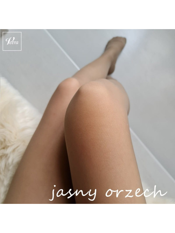 Rajstopy Przeciwżylakowe VEERA BEAUTY 70 DEN Ucisk Profilaktyczny Jasny Orzech