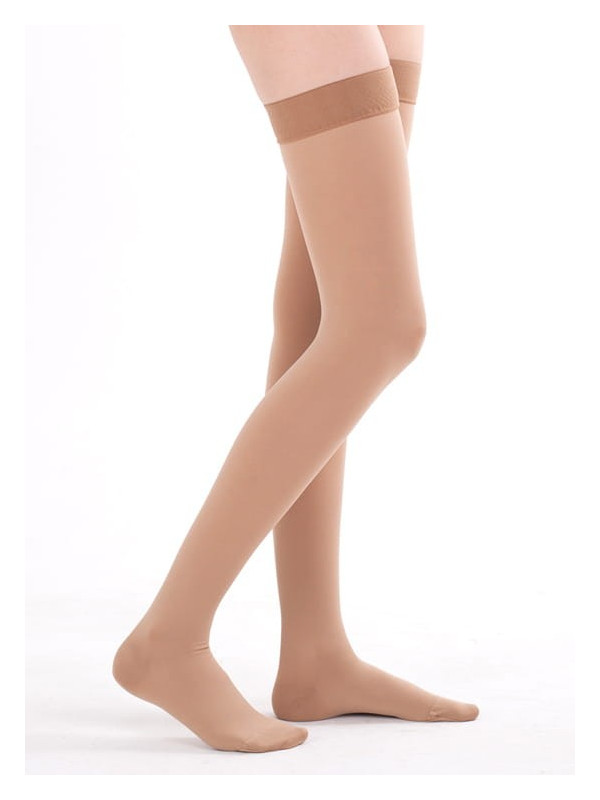 Pończochy Przeciwżylakowe Veera Forte CCL2 Karmel Zamknięte palce II Klasa Ucisku