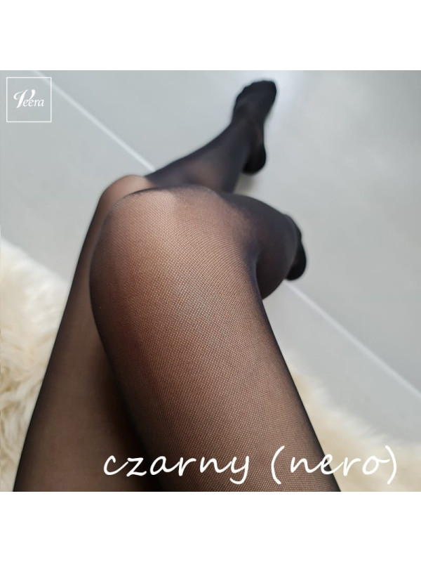 Pończochy Medyczne Na Żylaki VEERA BEAUTY 70 DEN Czarne Uciskowe