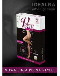 Pończochy Medyczne Na Żylaki VEERA BEAUTY 70 DEN Czarne Uciskowe