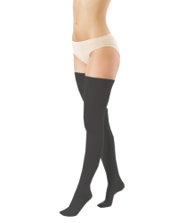 Pończochy Przeciwżylakowe Pani Teresa 1 klasa kompresji Zamknięte Długie PT 0406 Czarne - Pończochy medyczne uciskowe