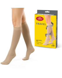 Skarpety podróżne Travel Socks Damskie Pani Teresa PT 0419 Beżowe