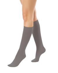 Podkolanówki Przeciwżylakowe Pani Teresa 1 klasa kompresji Zamknięte Krótkie PT 0408 Grafitowe -Podkolanówki medyczne uciskowe
