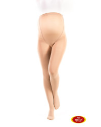 Rajstopy Przeciwżylakowe Ciążowe Pani Teresa 2 klasa kompresji Długie PT 0402 Beż