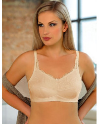 Biustonosz usztywniany bez fiszbin z kieszonkami na protezę Afma 22-9