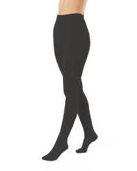 Rajstopy Przeciwżylakowe Pani Teresa 1 klasa kompresji Krótkie PT 0407 Czarne - Rajstopy medyczne uciskowe Czubek Otwarty