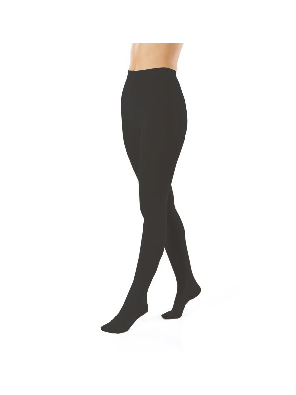 Rajstopy Przeciwżylakowe Pani Teresa 1 klasa kompresji Krótkie PT 0407 Czarne - Rajstopy medyczne uciskowe Czubek Otwarty