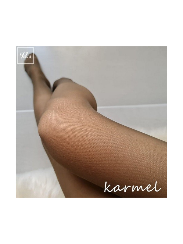 Rajstopy Przeciwżylakowe Veera karmel 140 den I Klasa Ucisku