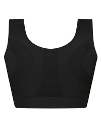 Biustonosz kompresyjny po operacji piersi czarny Amoena Sina 45008