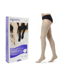 Pończochy Sigvaris Essential Thermoregulating (Cotton) Quadrinova ccl2 długie plus