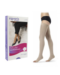 SIGVARIS Pończochy Style Semitransparent (Magic) Quadrinova CCL2 Standard Plus