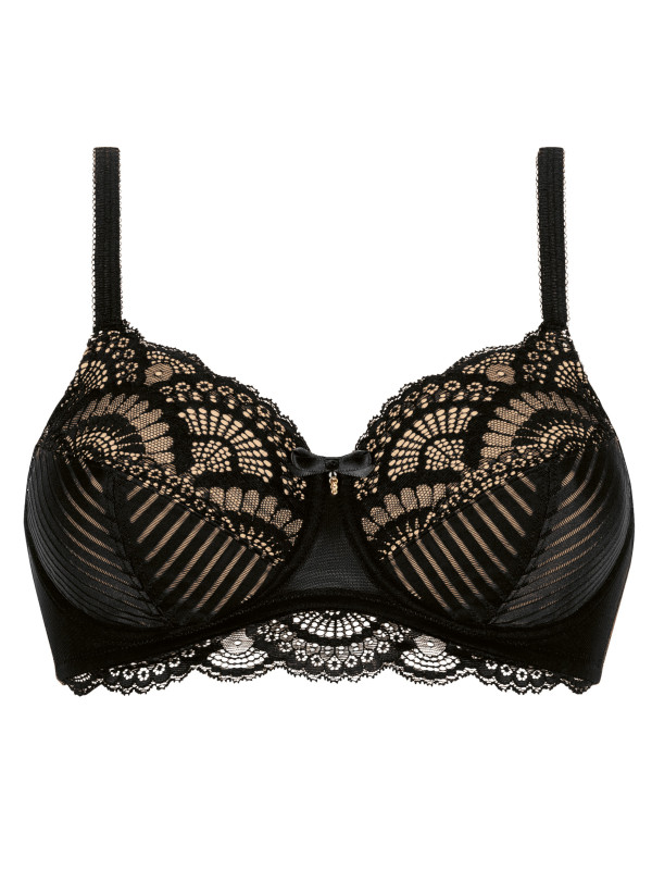 Gorset protetyczny Amoena Karolina WB 44765 black/sand | po mastektomii