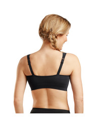 Biustonosz pooperacyjny uciskowy na zamek Carefix Anna czarny