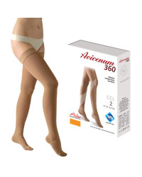 Pończochy na żylaki CCL2 Aries Avicenum 360 den beżowe (natura)