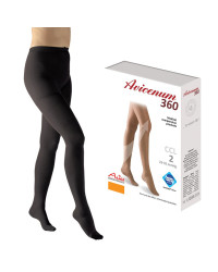 Rajstopy przeciwżylakowe 2 klasa Aries Avicenum 360 DEN czarne