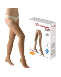 Pończochy na żylaki CCL2 Aries Avicenum 360 den beżowe (natura)