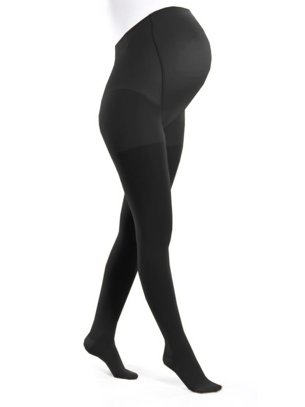 Rajstopy Przeciwżylakowe ciążowe Pani Teresa uciskowe 1 klasa kompresji Długie PT 0411 Czarne