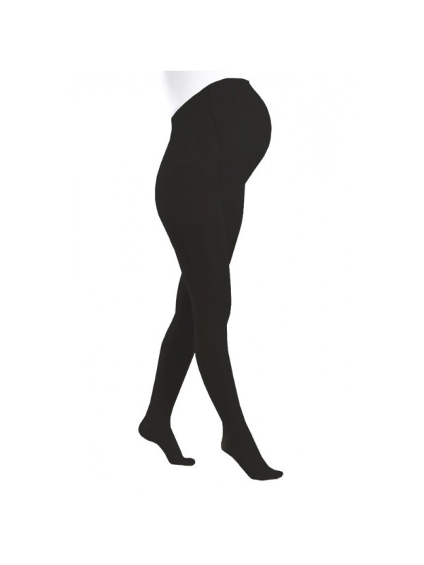 Rajstopy Przeciwżylakowe ciążowe Pani Teresa 2 klasa kompresji Krótkie PT 0402 Czarne