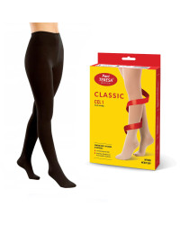 Rajstopy Przeciwżylakowe Pani Teresa 1 klasa kompresji Krótkie PT 0407 Czarne - Rajstopy medyczne uciskowe