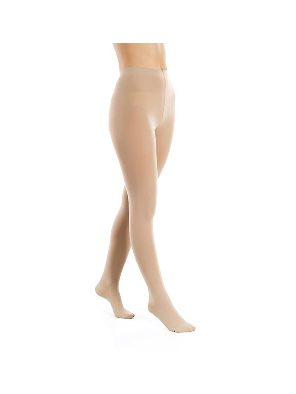 Rajstopy Przeciwżylakowe Pani Teresa 2 klasa kompresji Długie PT 0402 Beżowe - Rajstopy medyczne uciskowe