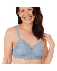 Biustonosz protetyczny z fiszbinami jasnoniebieski Amoena Karolina WB 44829