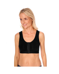 Biustonosz pooperacyjny uciskowy czarny Amoena Sarah SB 0779