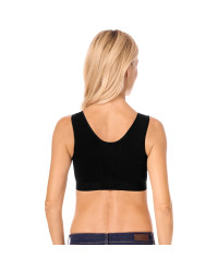 Biustonosz pooperacyjny uciskowy czarny Amoena Sarah SB 0779