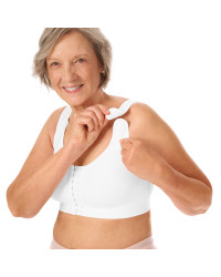 Biustonosz pooperacyjny kompresujący biały Amoena Sarah 0778