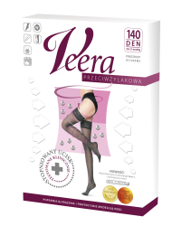 Pończochy Przeciwżylakowe Veera 140 den karmel I Klasa Ucisku