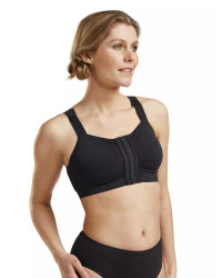 Biustonosz pooperacyjny kompresyjny Carefix Mary czarny