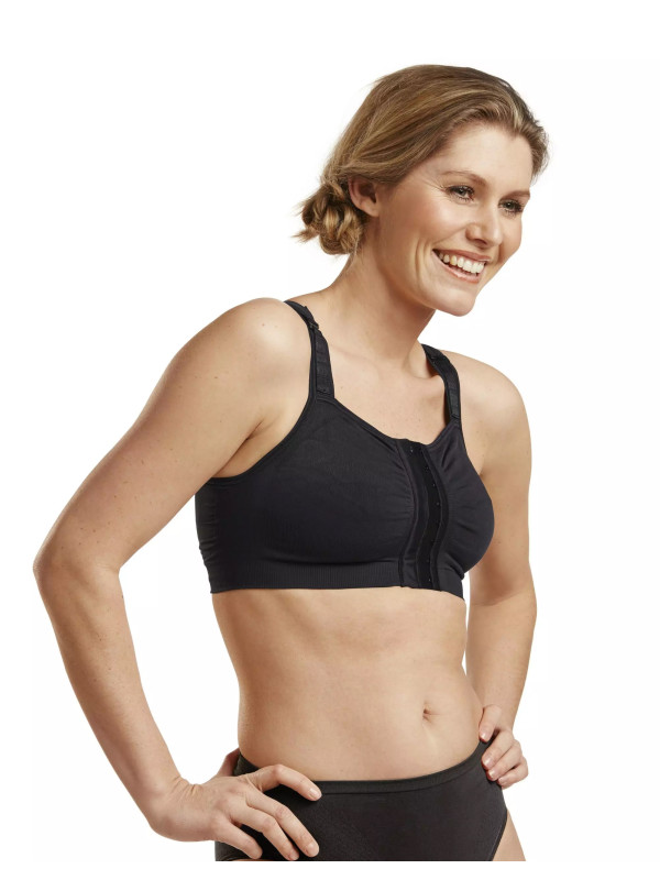 Biustonosz pooperacyjny kompresyjny Carefix Mary czarny