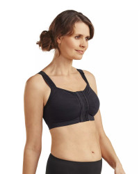 Biustonosz pooperacyjny kompresyjny Carefix Mary czarny