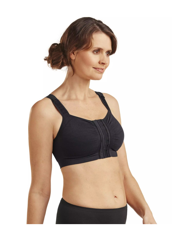 Biustonosz pooperacyjny kompresyjny Carefix Mary czarny