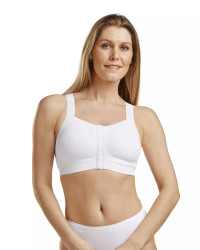 Biustonosz pooperacyjny z kieszonką Carefix Mary biały