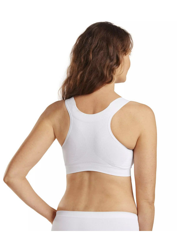 Biustonosz pooperacyjny z kieszonką Carefix Mary biały