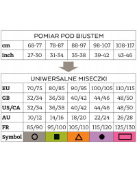 Biustonosz uciskowy po powiększeniu piersi Amoena Leyla 44606