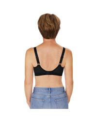 Biustonosz miękki bez fiszbin lśniący czarny Amoena Rita SB 2004