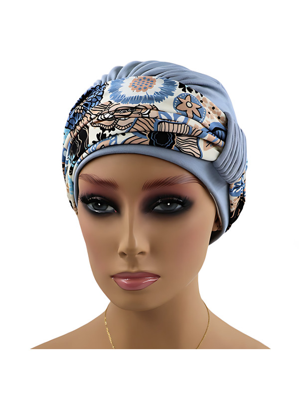 Turban na głowę bambusowy z pętelką po chemioterapii Nathalie