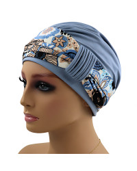 Turban na głowę bambusowy z pętelką po chemioterapii Nathalie