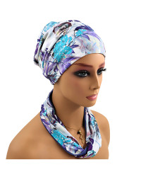 Turban bambusowy z opaską na głowę lub szyję po chemii Grace