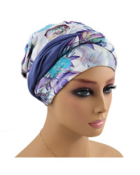 Turban bambusowy z opaską na głowę lub szyję po chemii Grace