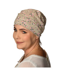 Chustka na głowę damska na lato ochrona przed słońcem po chemii Carmen