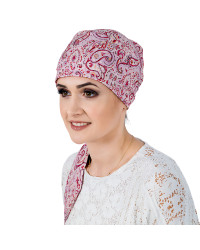 Chusta przewiewna na lato bawełniany turban po chemioterapii Carmen