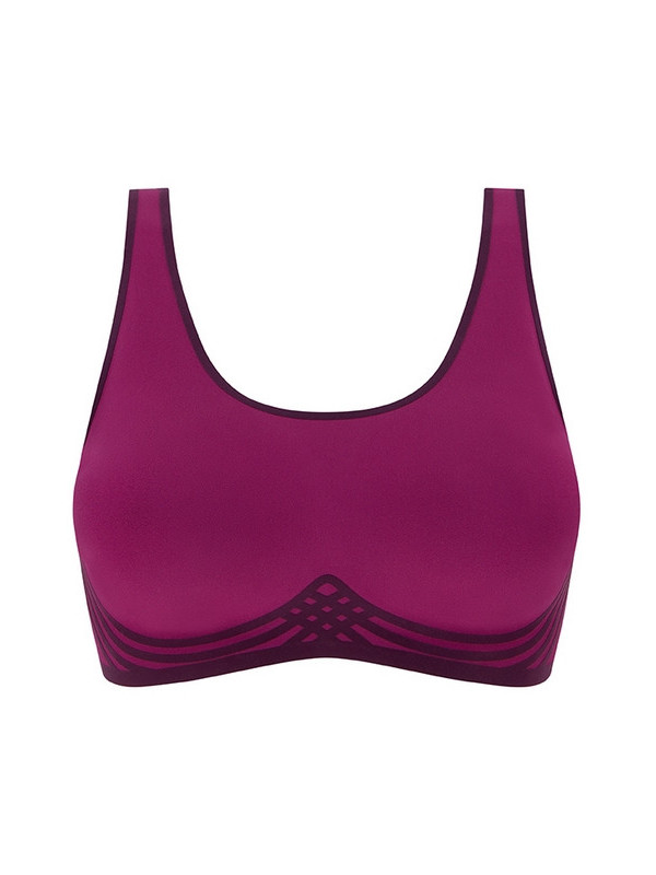 Biustonosz bez fiszbin z kieszonkami na protezę piersi Amoena Clarissa sb