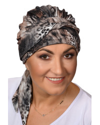 Turban na zimę dla kobiet po chemioterapii Lidia Mila