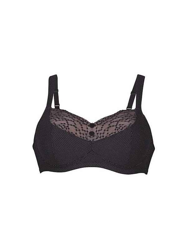 Biustonosz dla amazonek po mastektomii z kieszonkami Anita ORELY w groszki 5782x