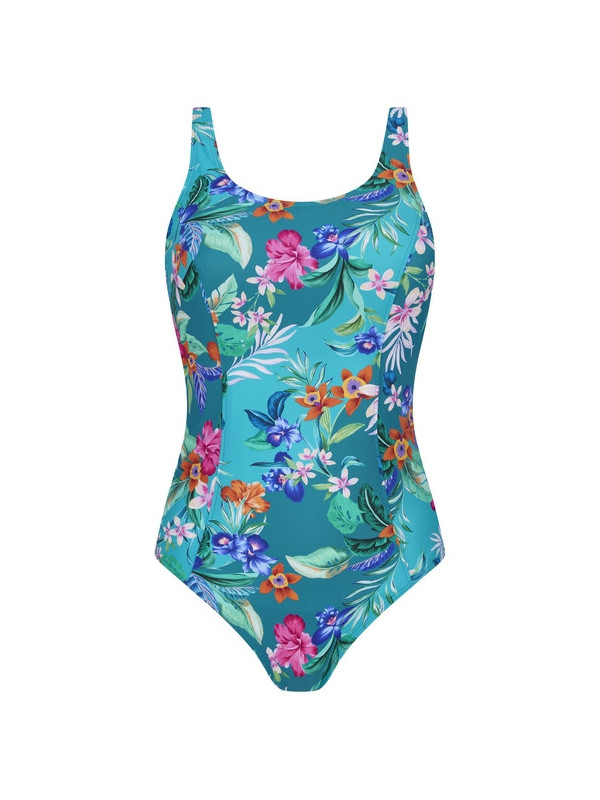 Elegancki strój kąpielowy w kwiatowy swzór dla amazonek Amoena Alvor fb 71768