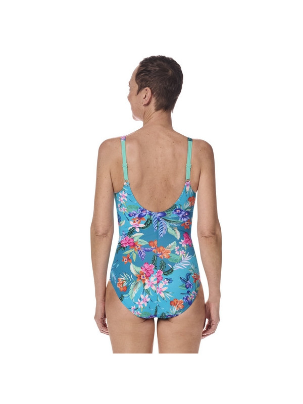 Elegancki strój kąpielowy w kwiatowy swzór dla amazonek Amoena Alvor fb 71768